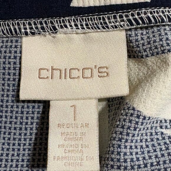 CHICO'S Wide Leg Pants Size 1=US Size 8 - Picture 5 of 11